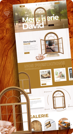 UI design project showcase on mobile screen